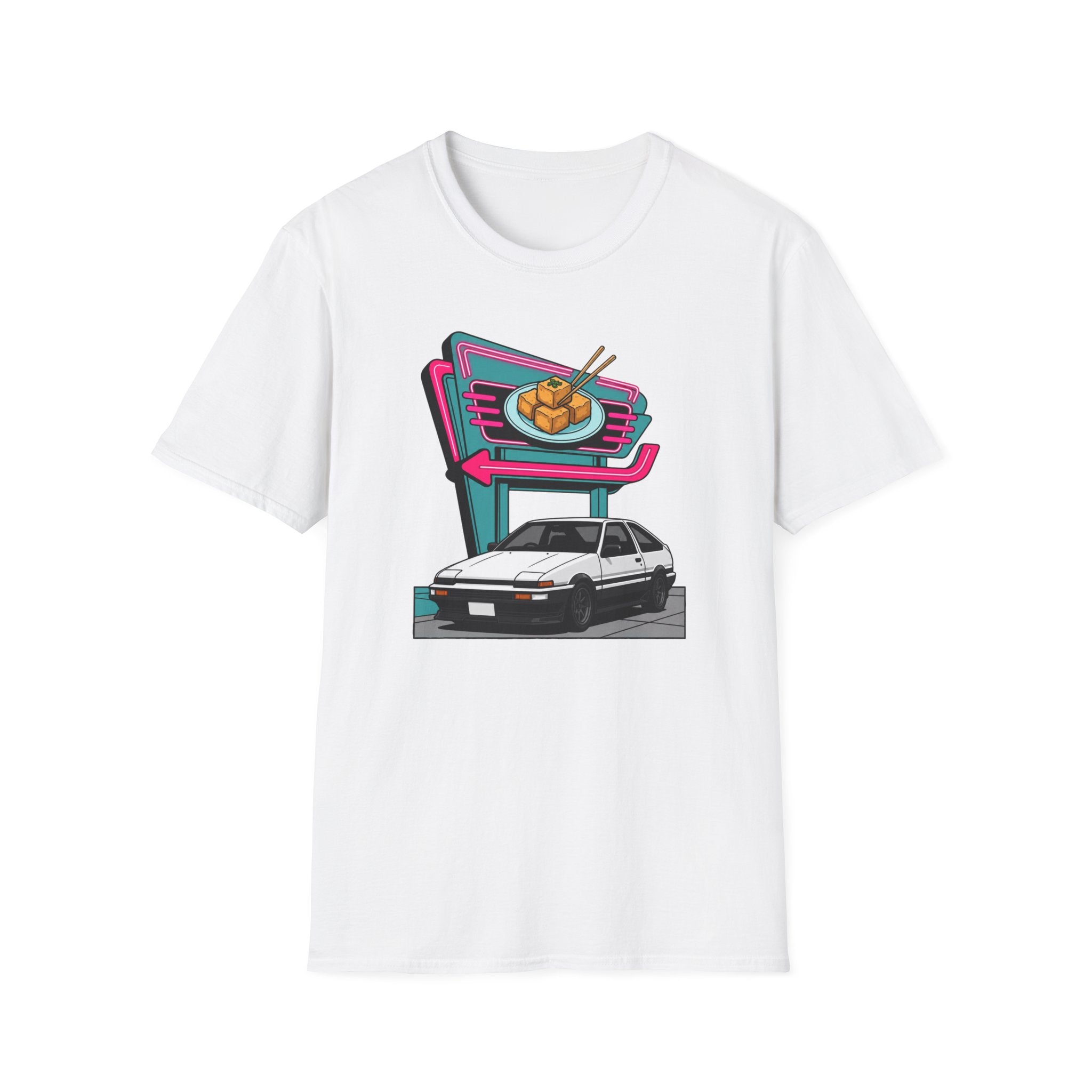 Fried Tofu Neon Diner T-Shirt