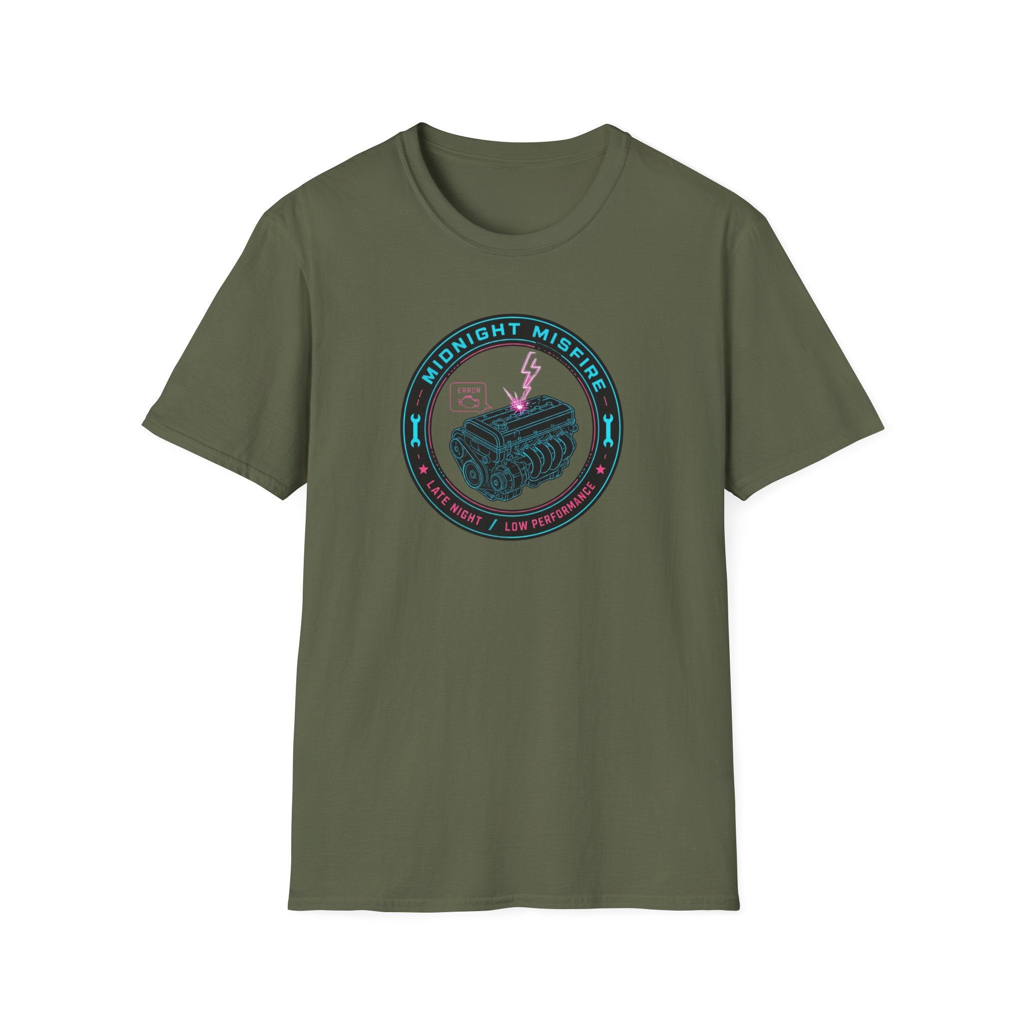 Error Engine Black T-Shirt