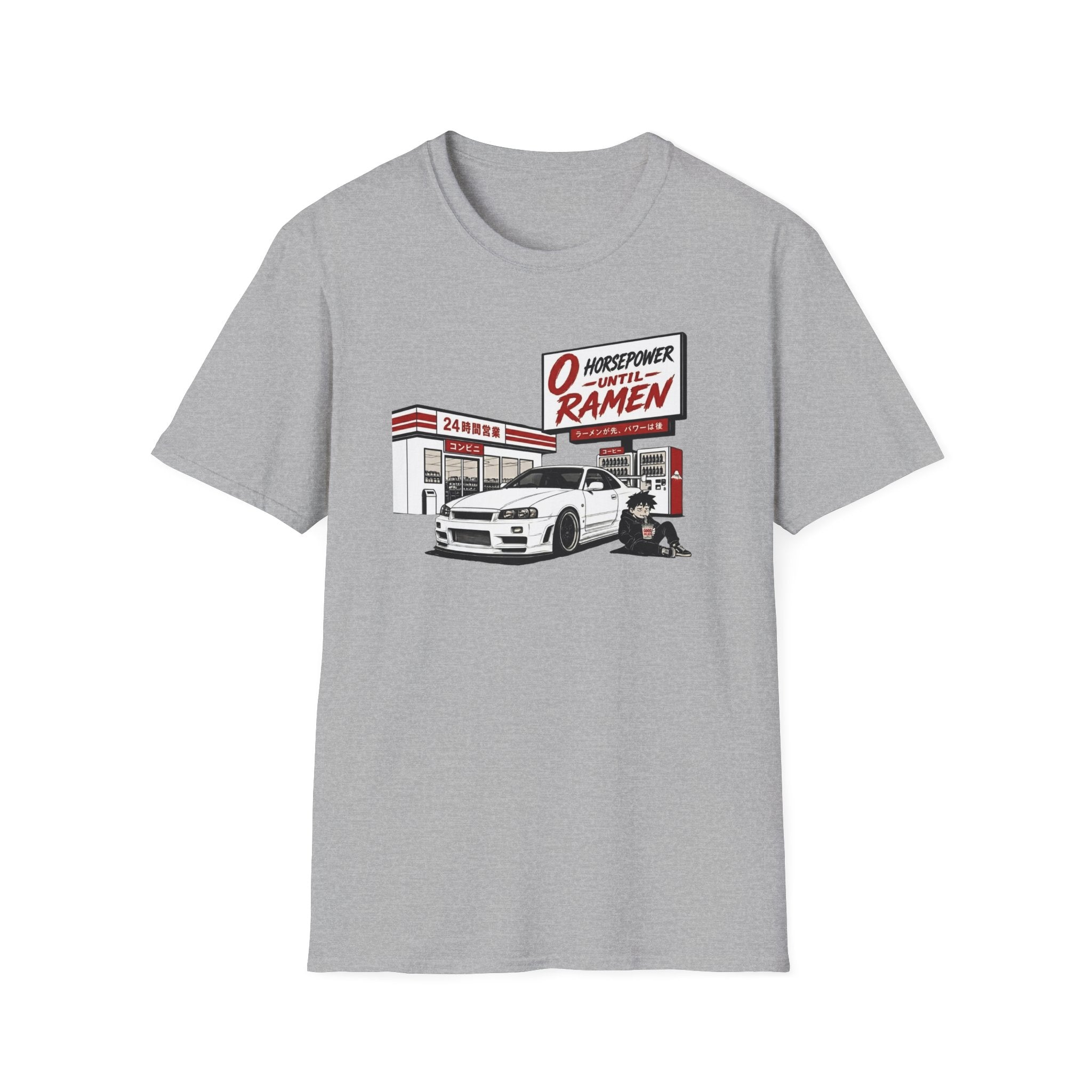 0 Horsepower Until Ramen T-Shirt