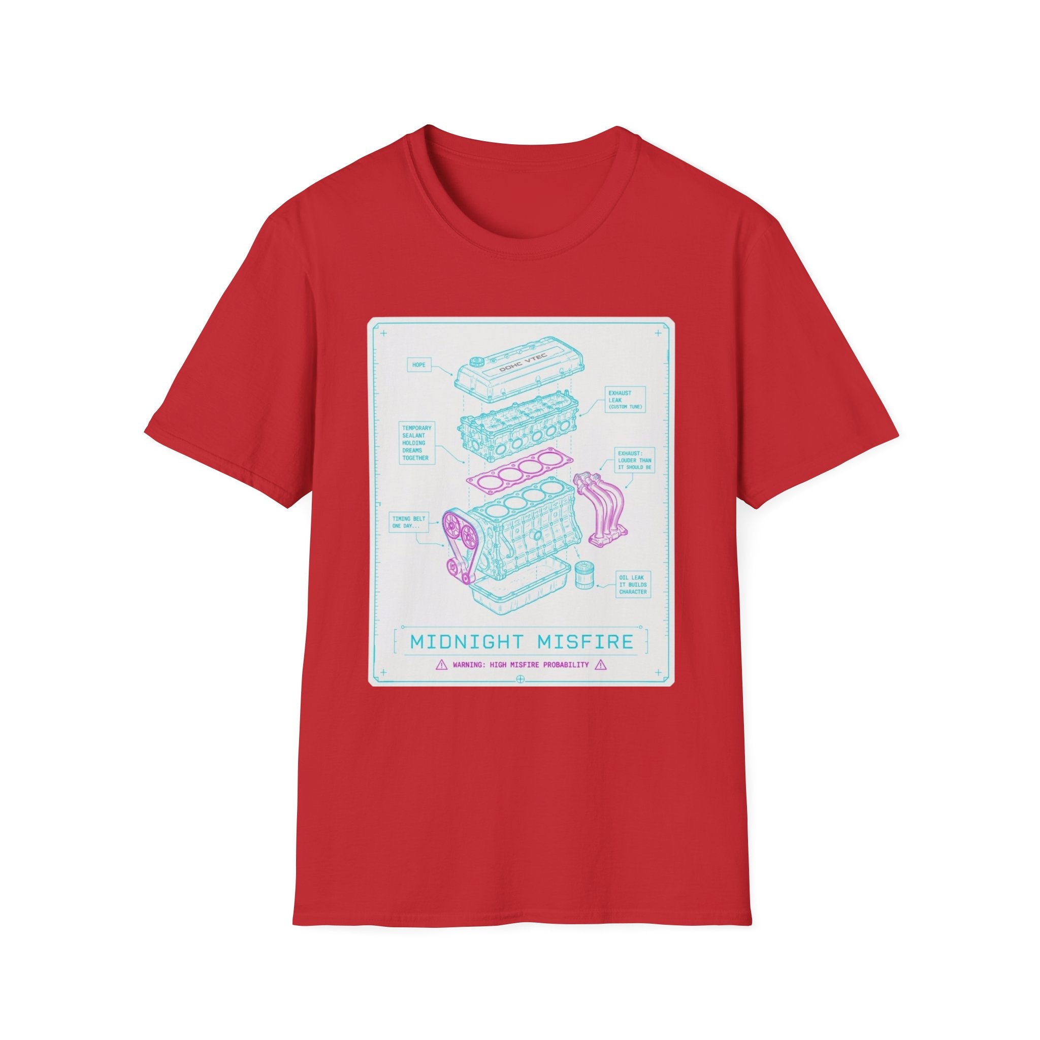 JDM Engine Diagram T-Shirt