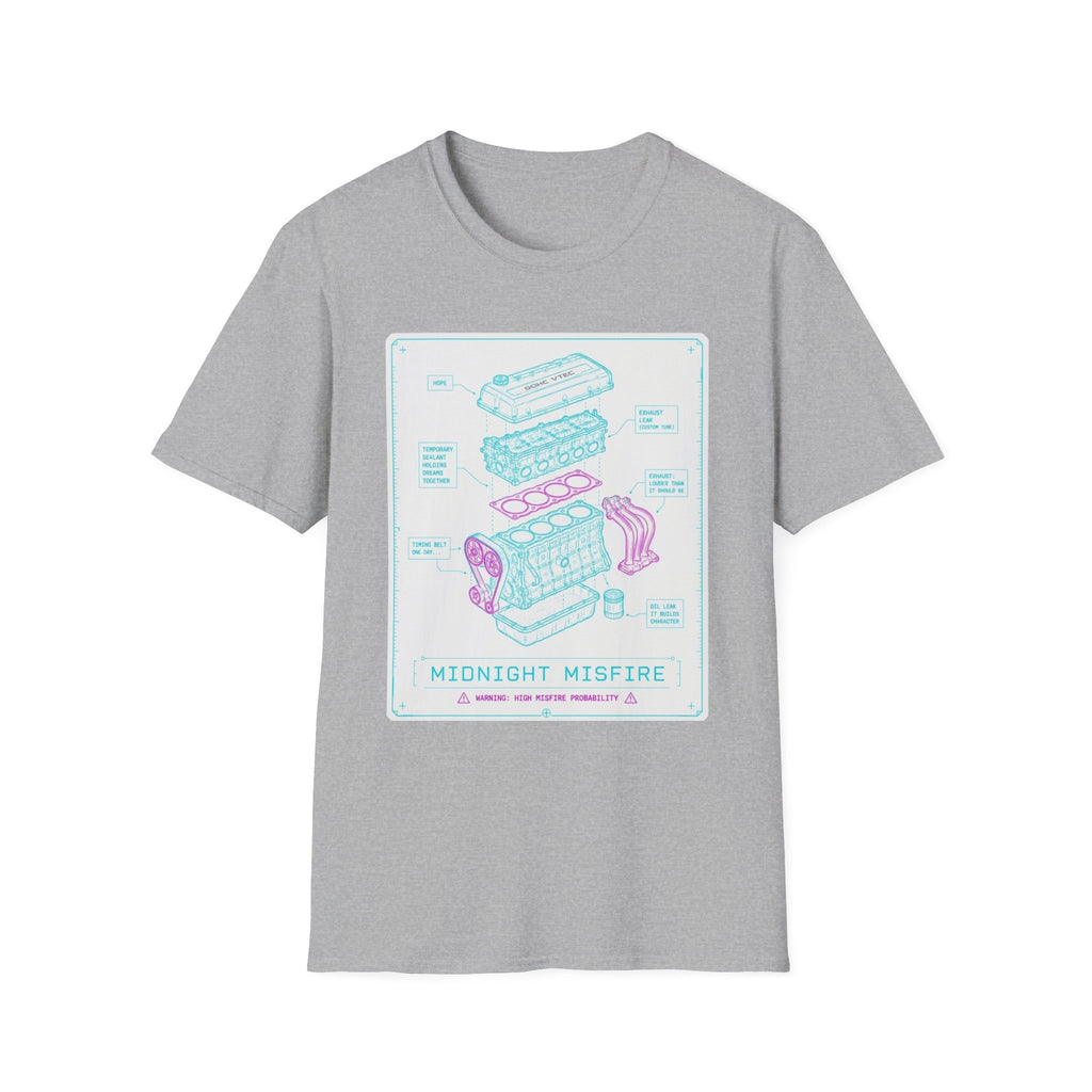 JDM Engine Diagram T-Shirt