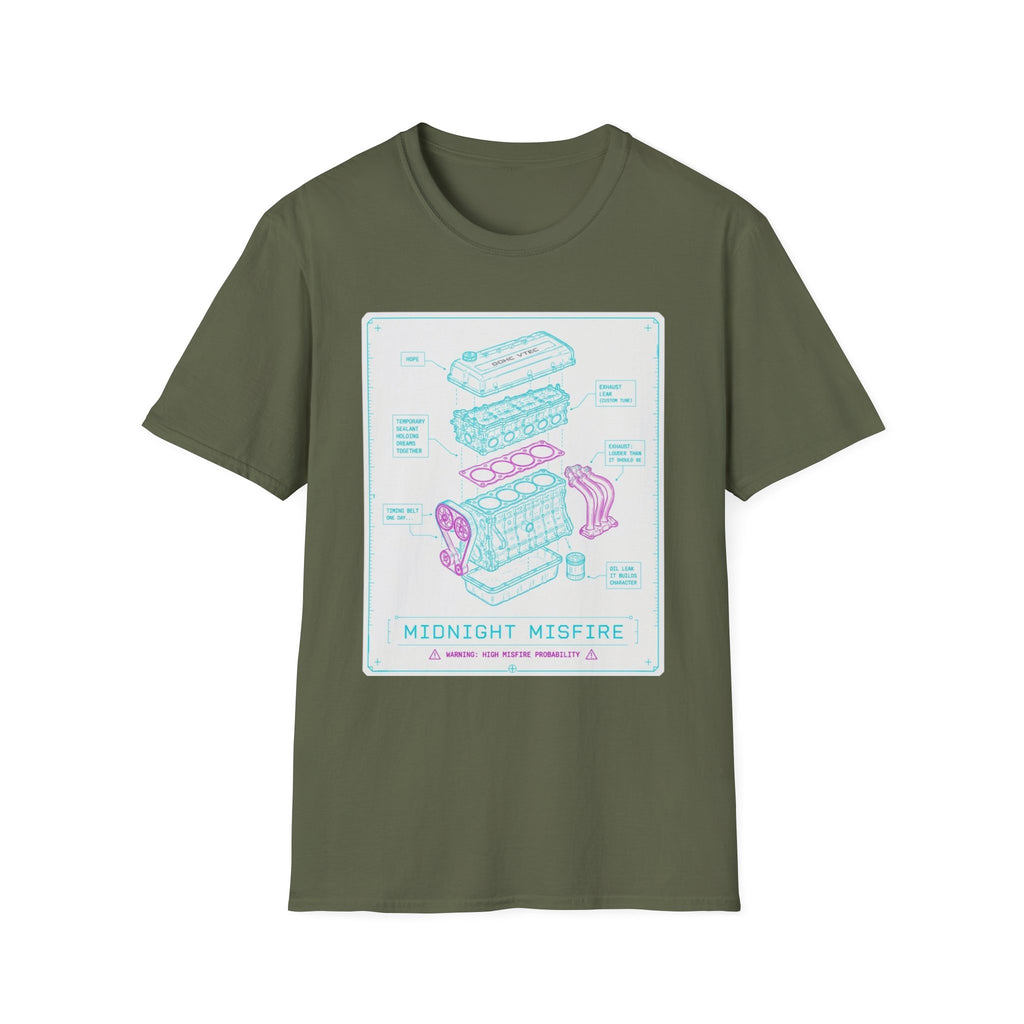 JDM Engine Diagram T-Shirt