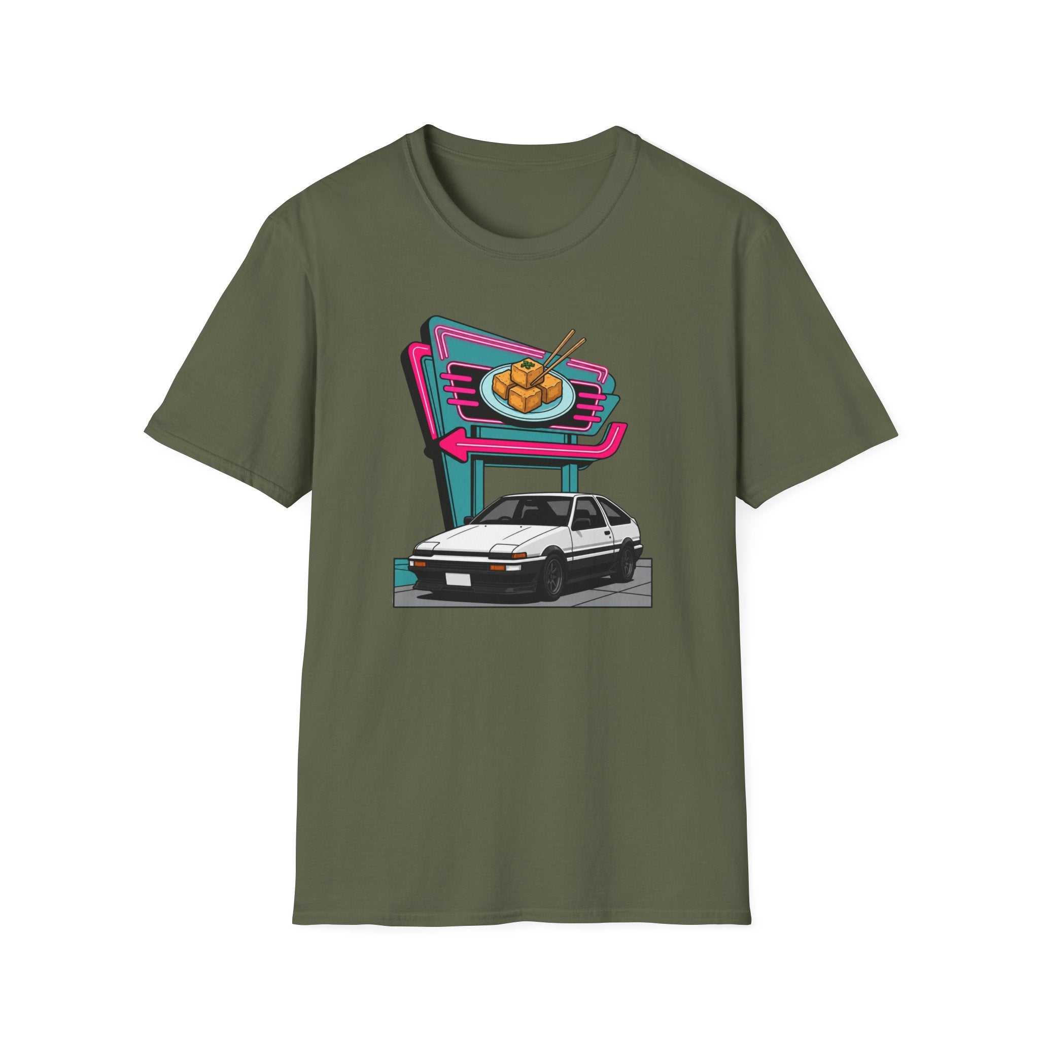 Fried Tofu Neon Diner T-Shirt