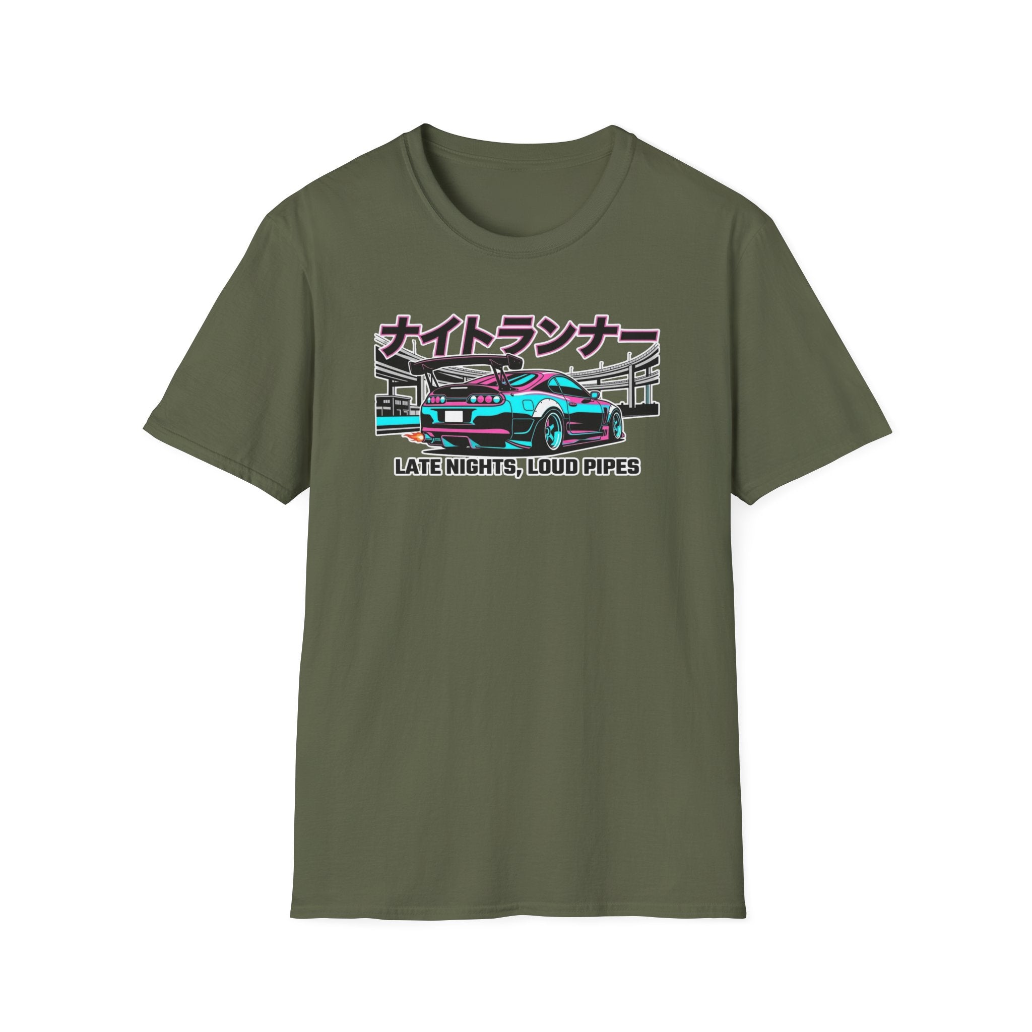 Late Nights, Loud Pipes T-Shirt