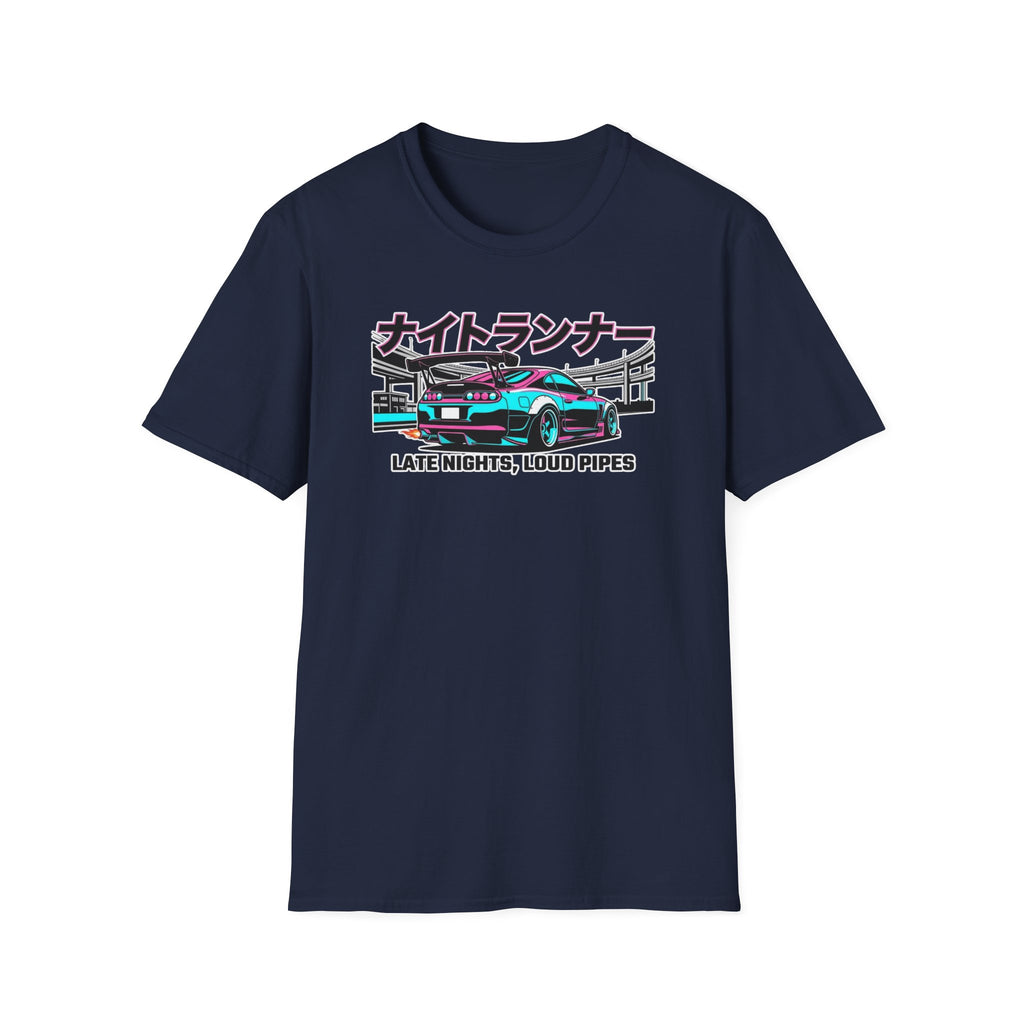 Late Nights, Loud Pipes T-Shirt