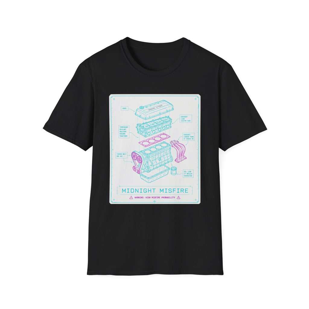 JDM Engine Diagram T-Shirt
