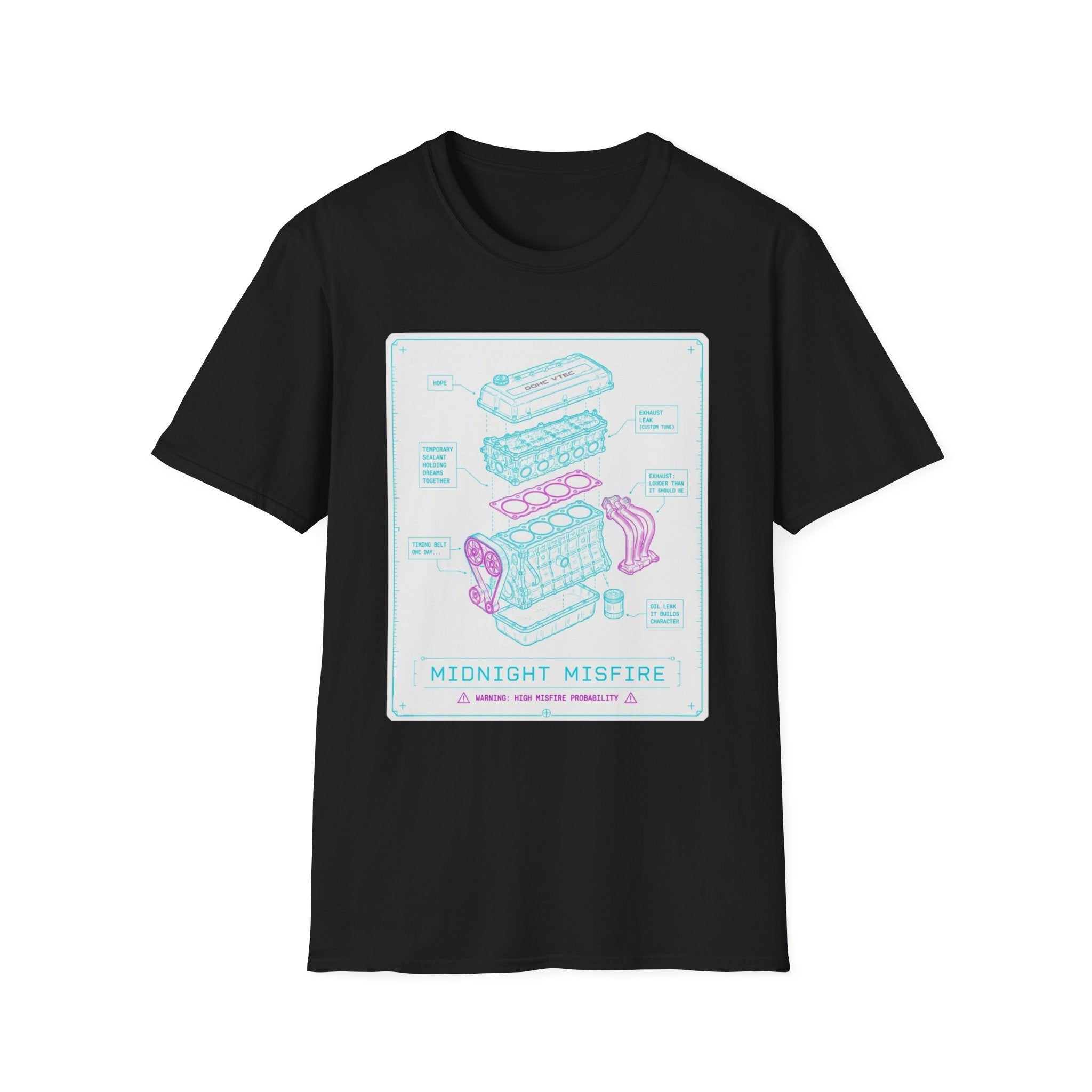 JDM Engine Diagram T-Shirt
