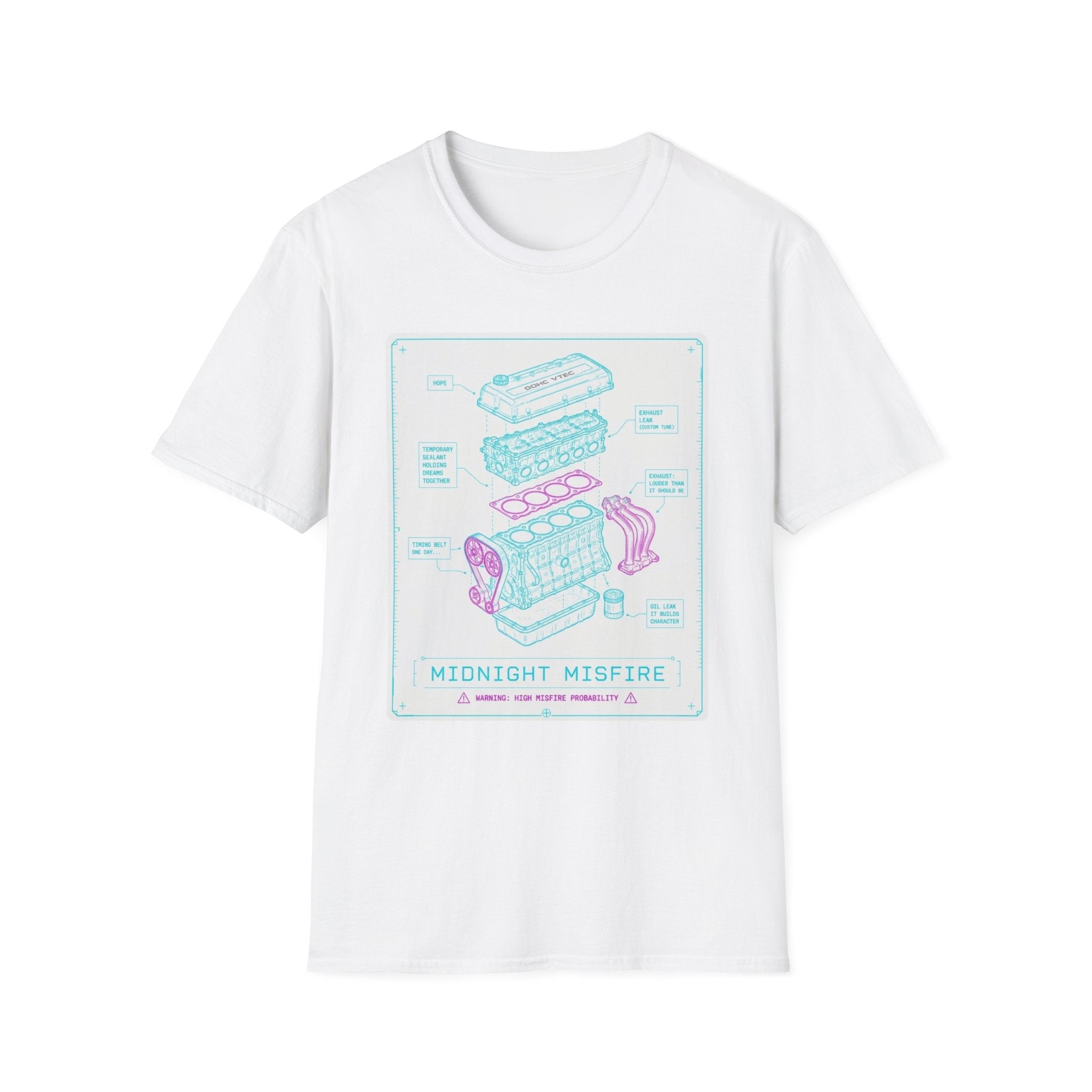 JDM Engine Diagram T-Shirt