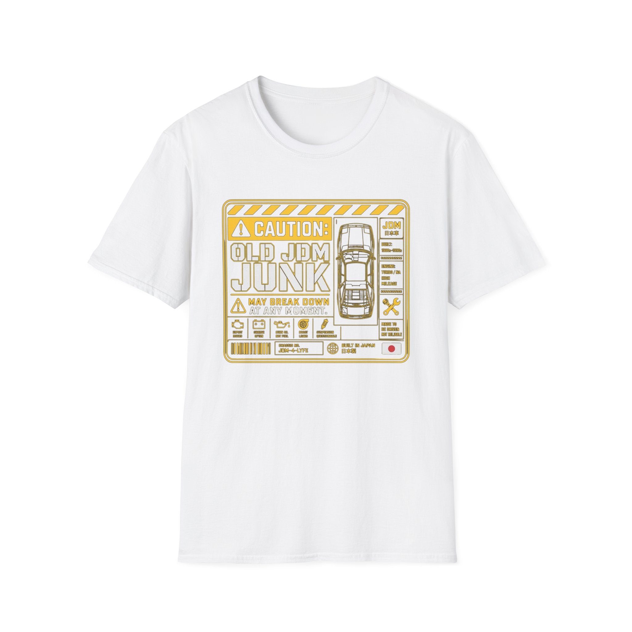 Caution: Old JDM Junk T-Shirt
