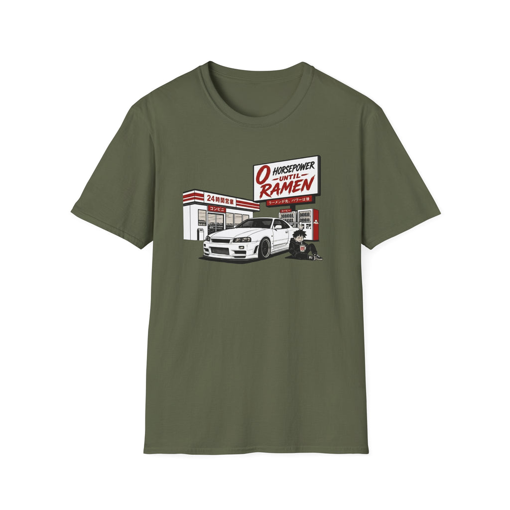 0 Horsepower Until Ramen T-Shirt