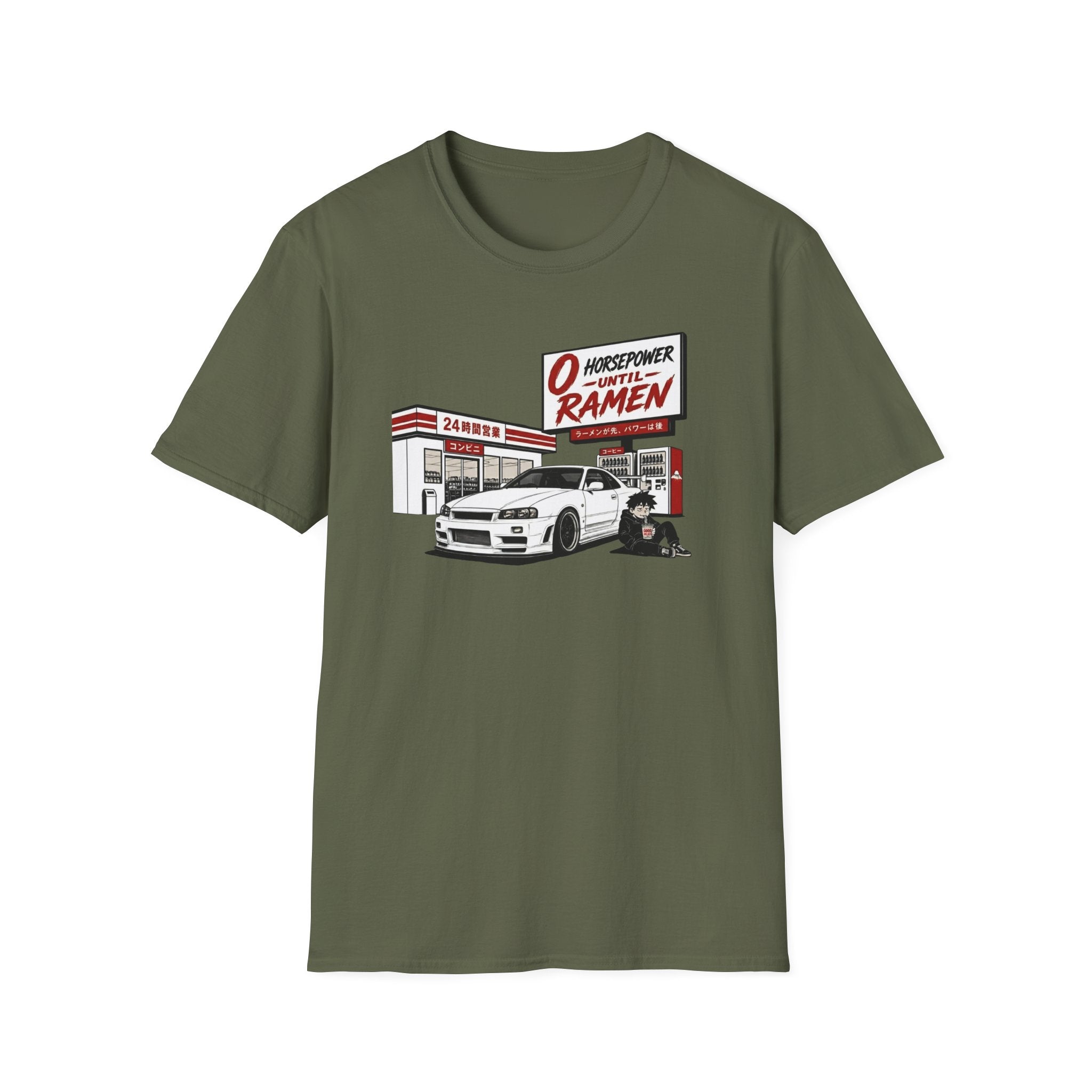 0 Horsepower Until Ramen T-Shirt
